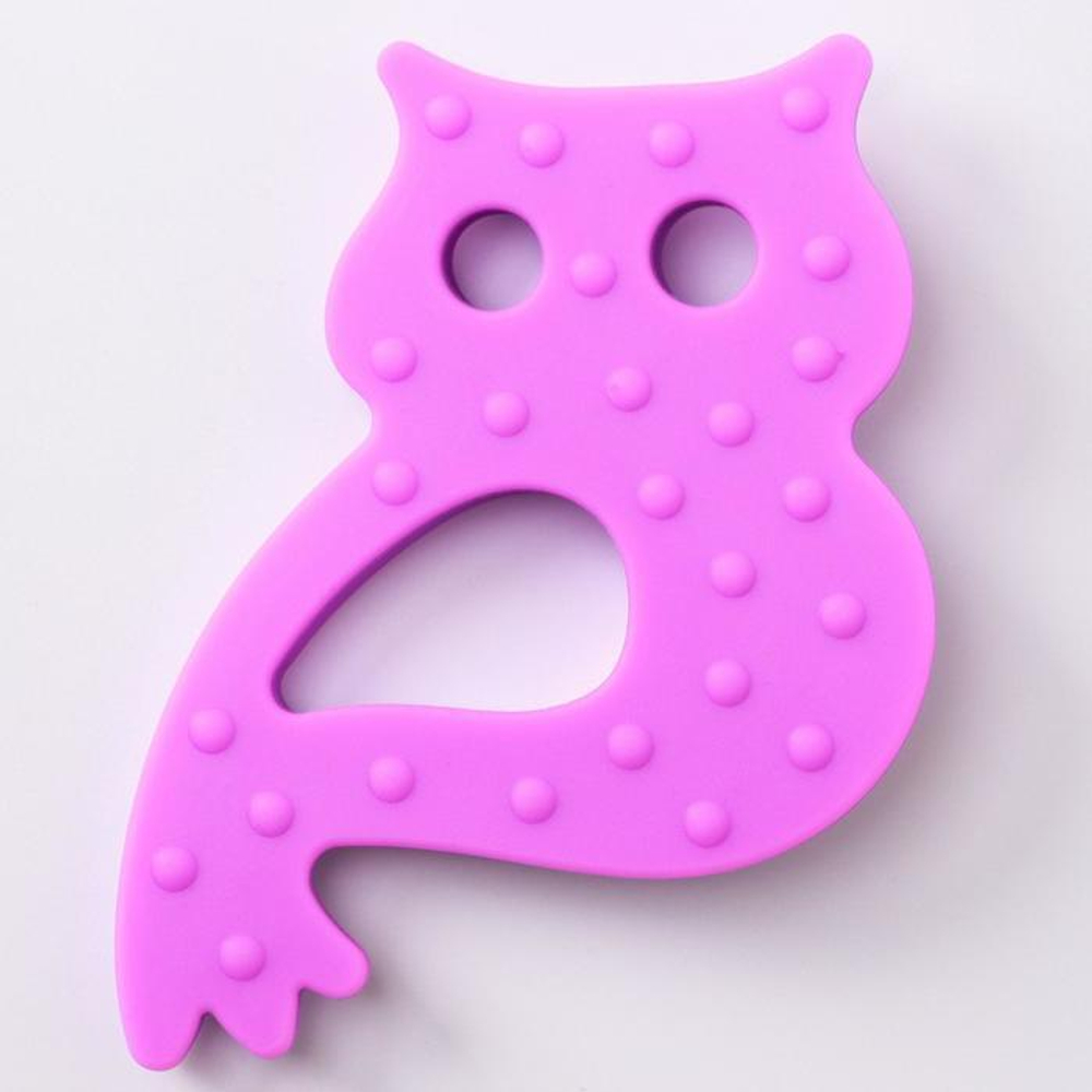 2825363 Прорезыватель силиконовый «Совушка», цвет МИКС