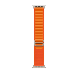 Apple Watch Ultra 49 mm Titanium Case with Orange Alpine Loop