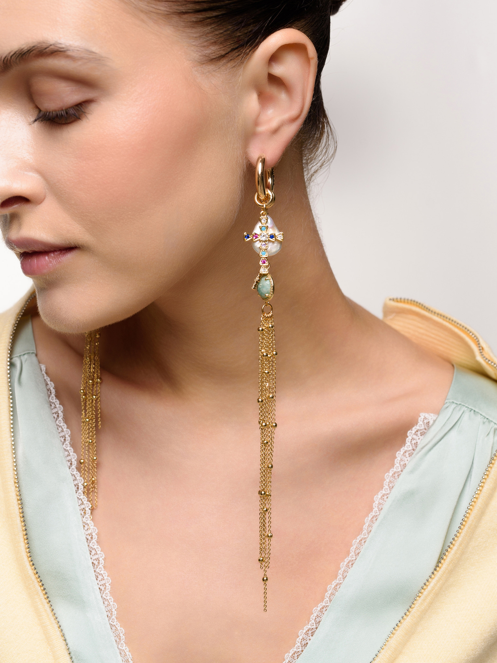 Серьги "Empire" Gold