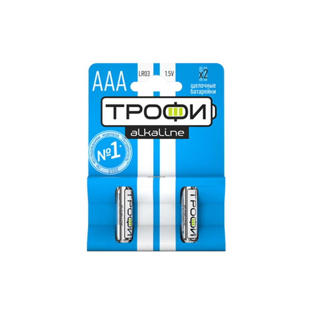 Батарейки Трофи LR03-2BL ENERGY POWER Alkaline