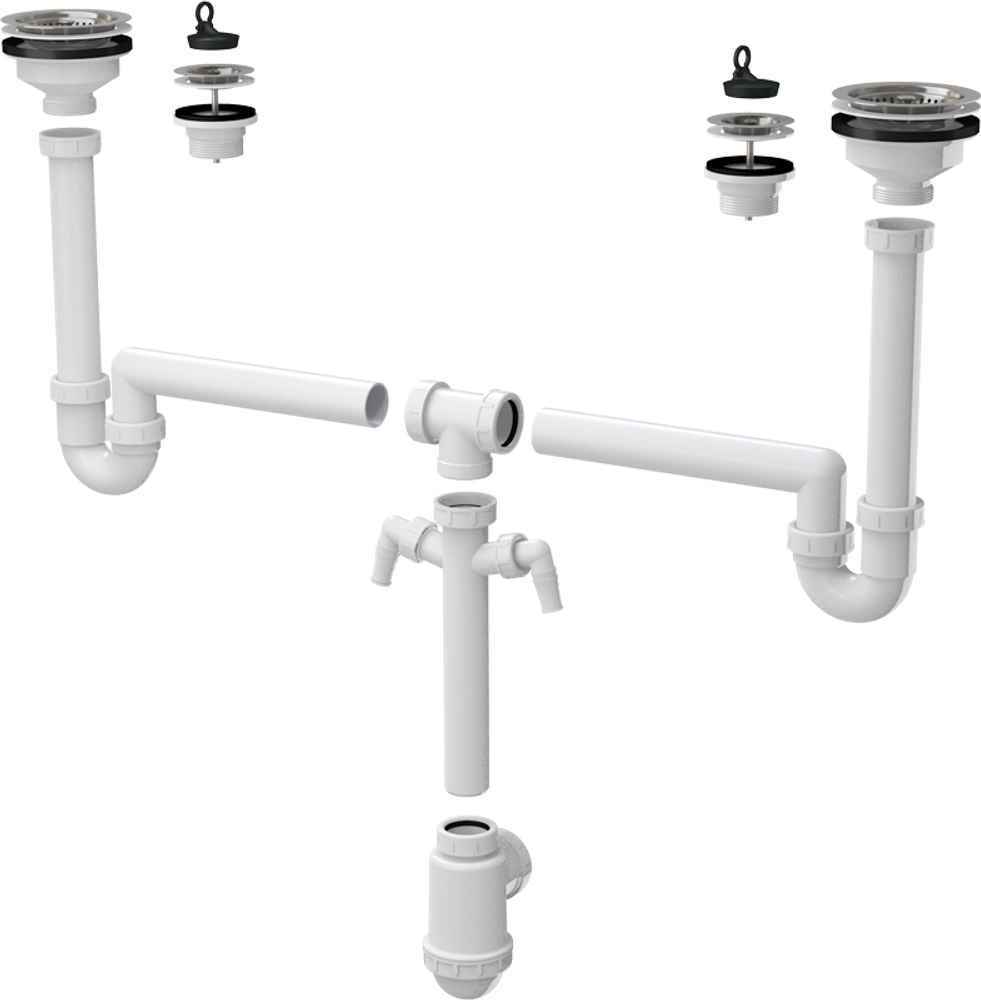 Сифон для мойки AlcaPlast A8000