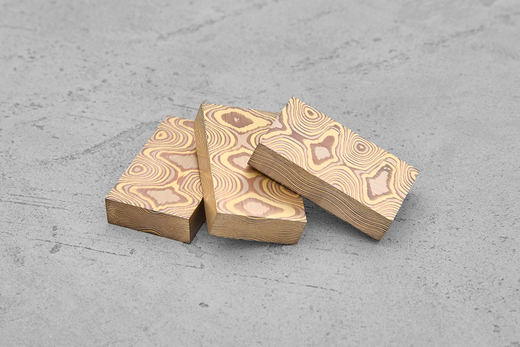 Мокуме ступени, брусок 36x22x8,0мм, 58г