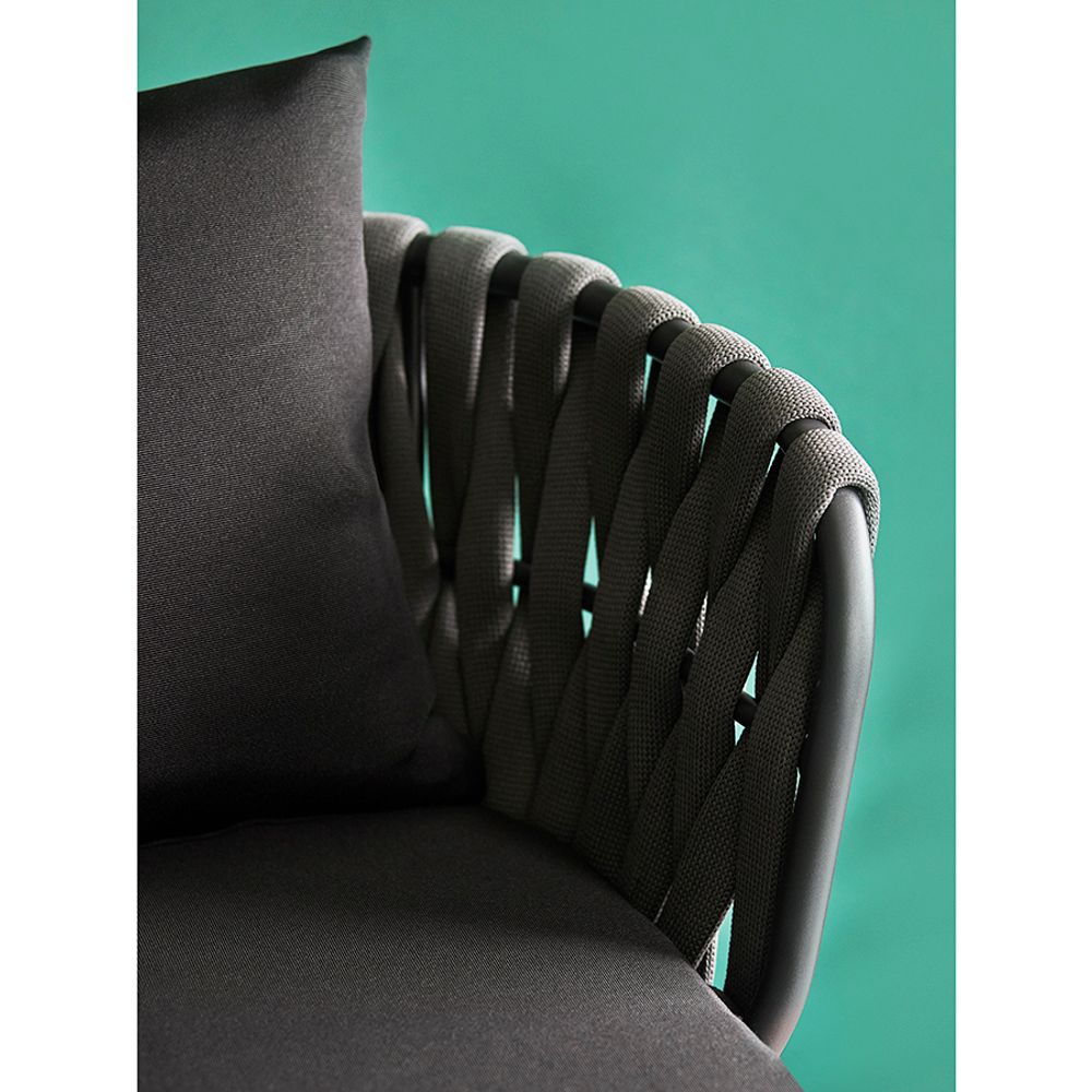 Стул Braid, серый/черный