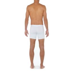 Мужские трусы боксеры удлиненные белые HOM HO1 Long Boxer Briefs HO1 359519_400003