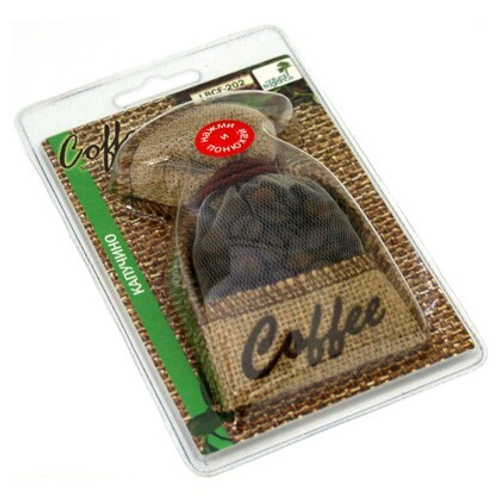 Ароматизатор подвесной  Мешочек с кофе  Капучино (FKVJP)