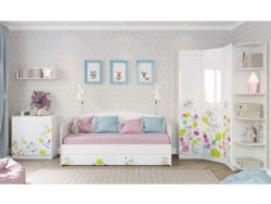 Детская "Радуга" 4 (белый/белый глянец/фотопечать), ДСВ Мебель, г. Пенза