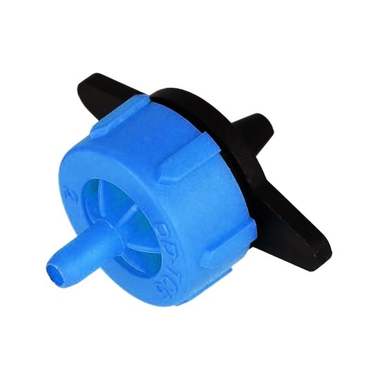 Капельница с лабиринтом разборная, Синяя, 2л/ч - 0,7-3,2 bar (TOD0102)