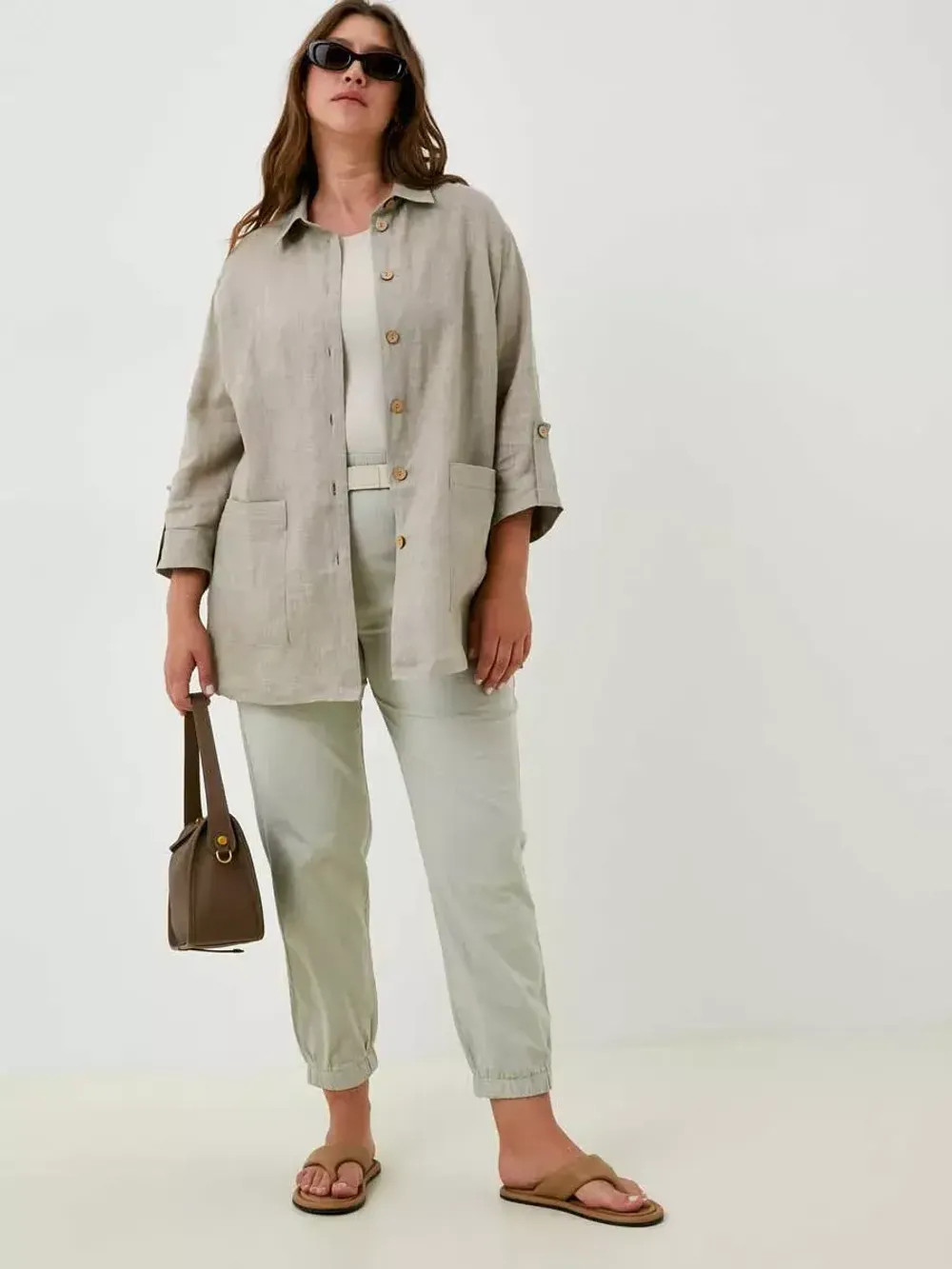 Брюки из хлопка