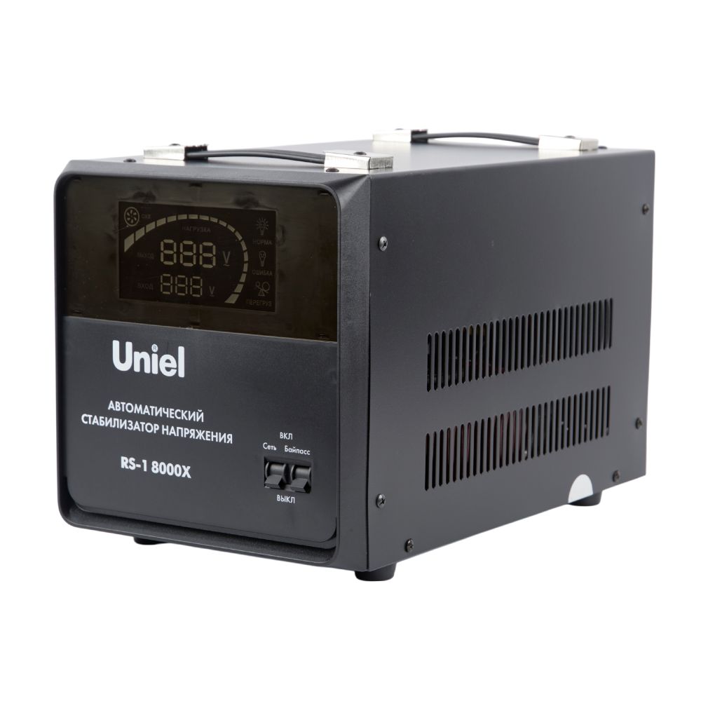 RS-1 8000X Стабилизатор напряжения серии Reliability. 8000ВА. Релейный. однофазный. Напольный. TM Uniel