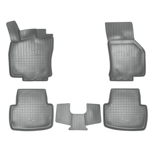 Ковры в салон Norplast/Unidec для Volkswagen Passat в кузове B8 (2015-), Серый, арт.NPA11-C95-370-G