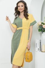 Платье "Фестия" (манго/оливка) П5608 LT Collection (Акция)