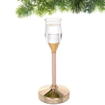 Подсвечник «GLASS» 3,3*9*22 см, Золото