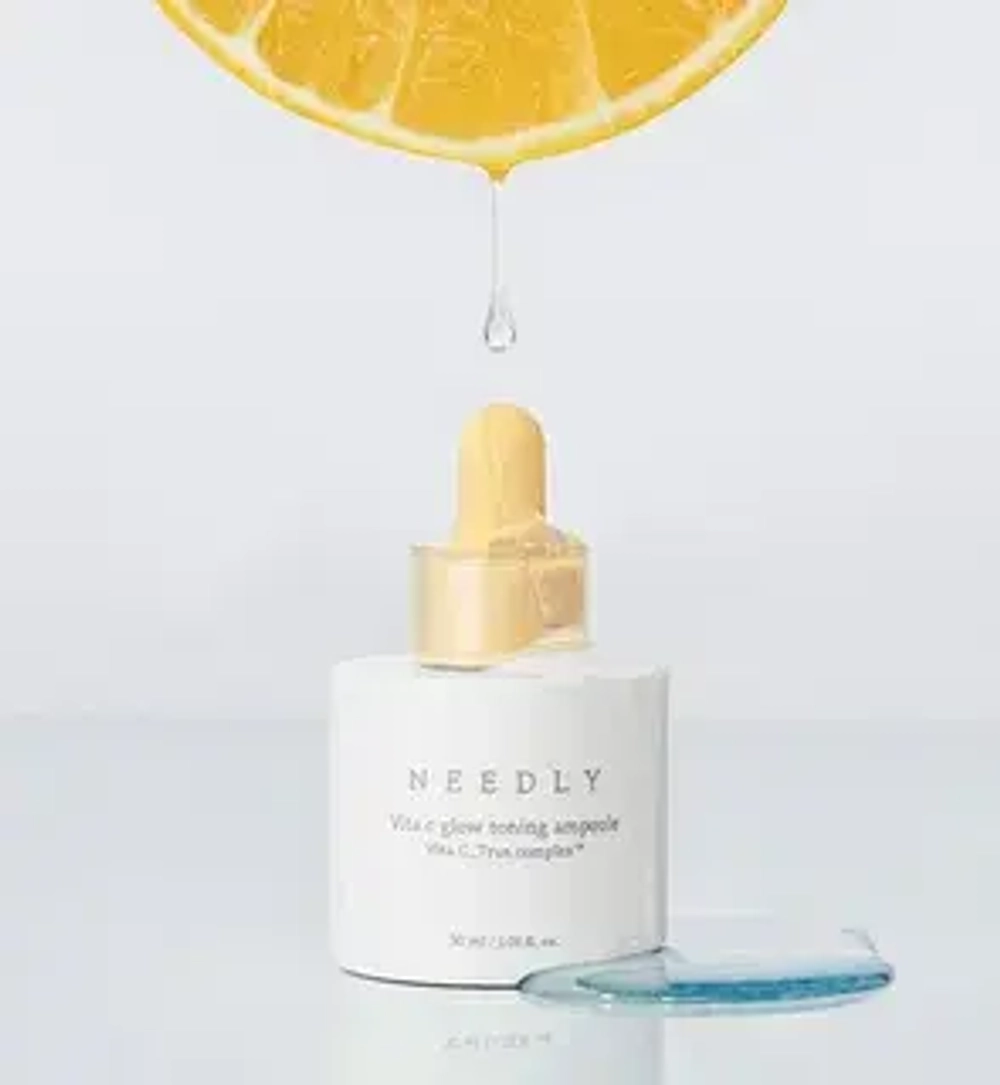 Сыворотка для сияния кожи лица Needly Vita c glow toning ampoule