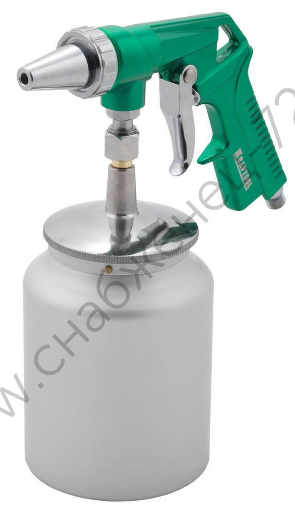 KRAFTOOL 5 бар, пескоструйный пистолет с нижним бачком (06583)