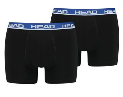 Мужские спортивные боксеры Head Men's Boxer 2P - black/blue