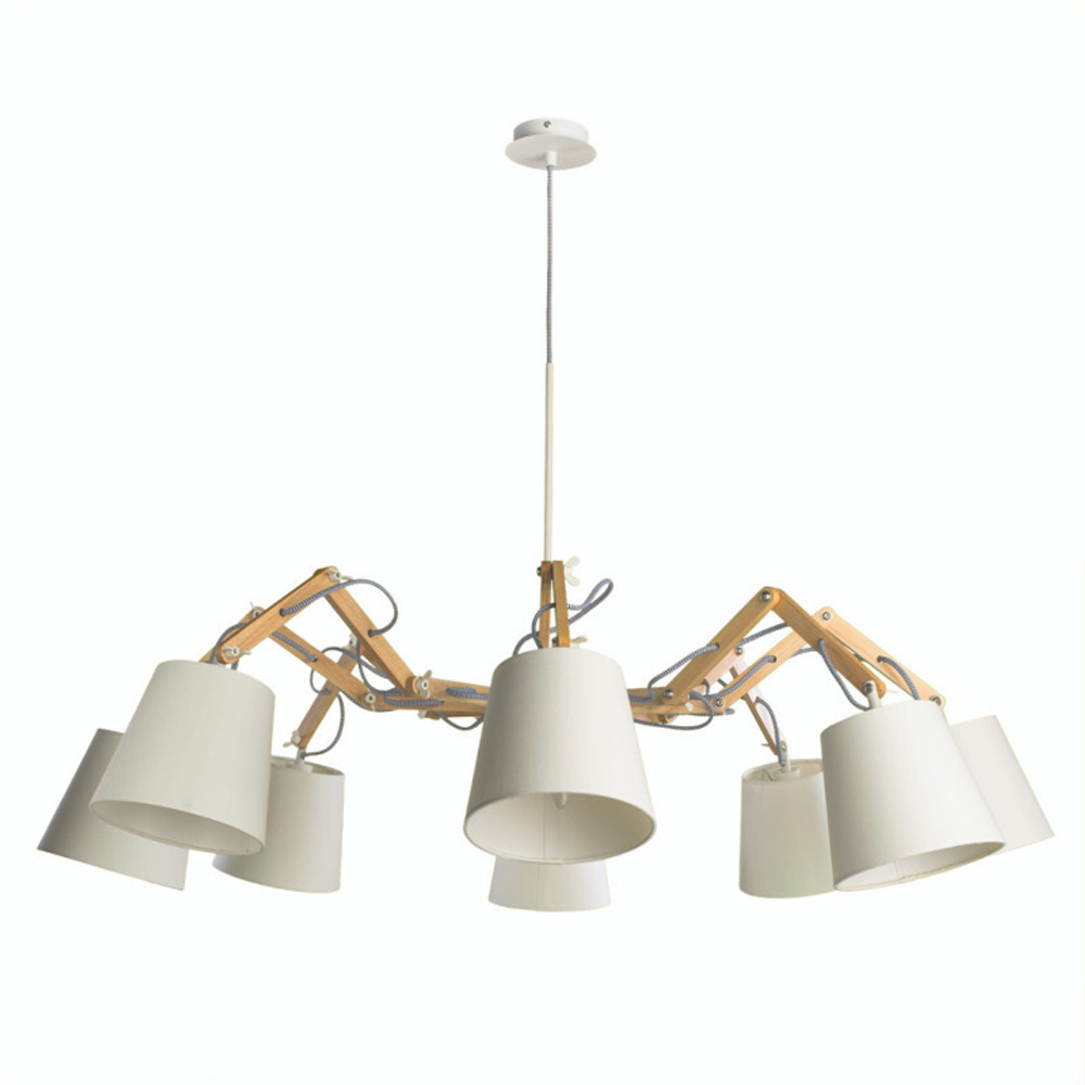 Люстра на штанге Arte Lamp A5700LM-8WH