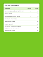 Матовый натяжной потолок 2.6 м2