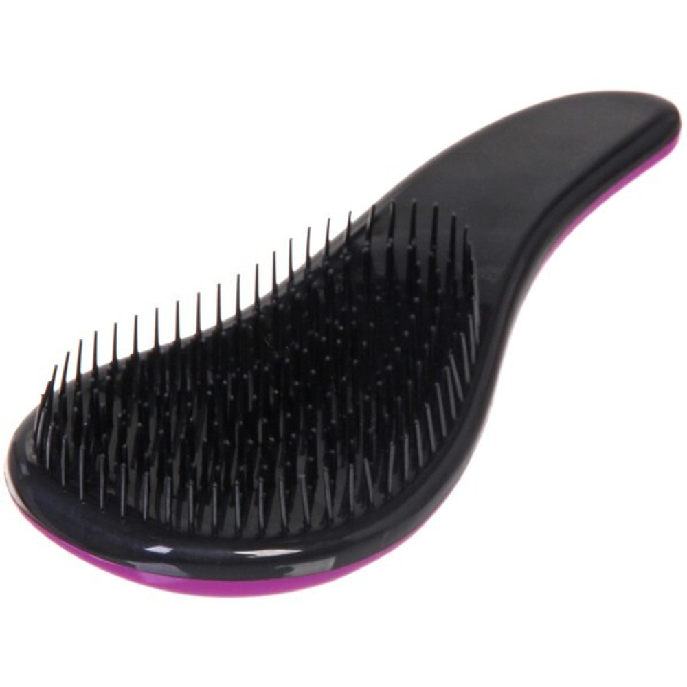 Расческа массажная «Компактная-капля», цвет фуксия, 15см