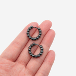 Швензы-кольца "Шарики", 18,5мм, gun metal