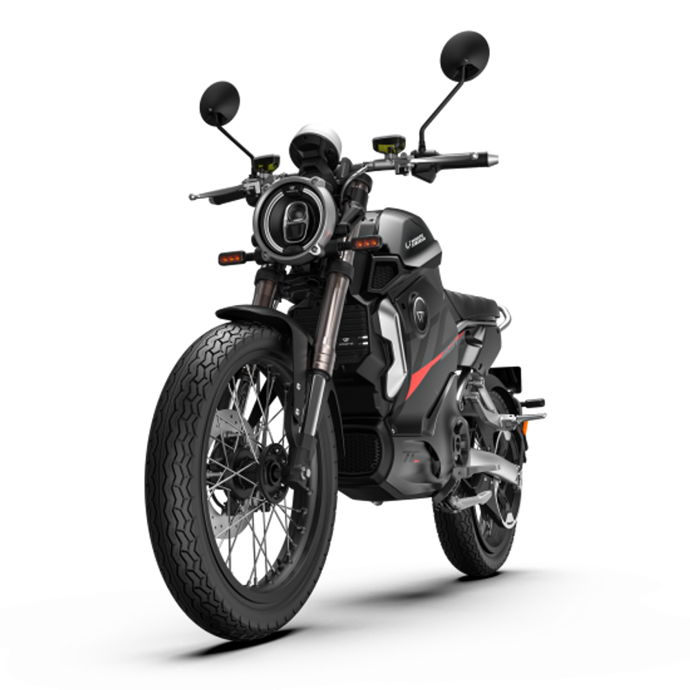Электромотоцикл WHITE SIBERIA SUPER SOCO TC MAX 2024 Черный