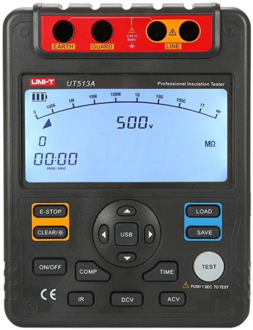 Измеритель сопротивления изоляции UNI-T UT513A