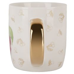 Кружка "Фруктовый сад.Вишня" v=350мл (фарфор) (подарочная упаковка)