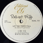 Robert Fripp ‎– Let The Power Fall (Канда 1981г.) Т