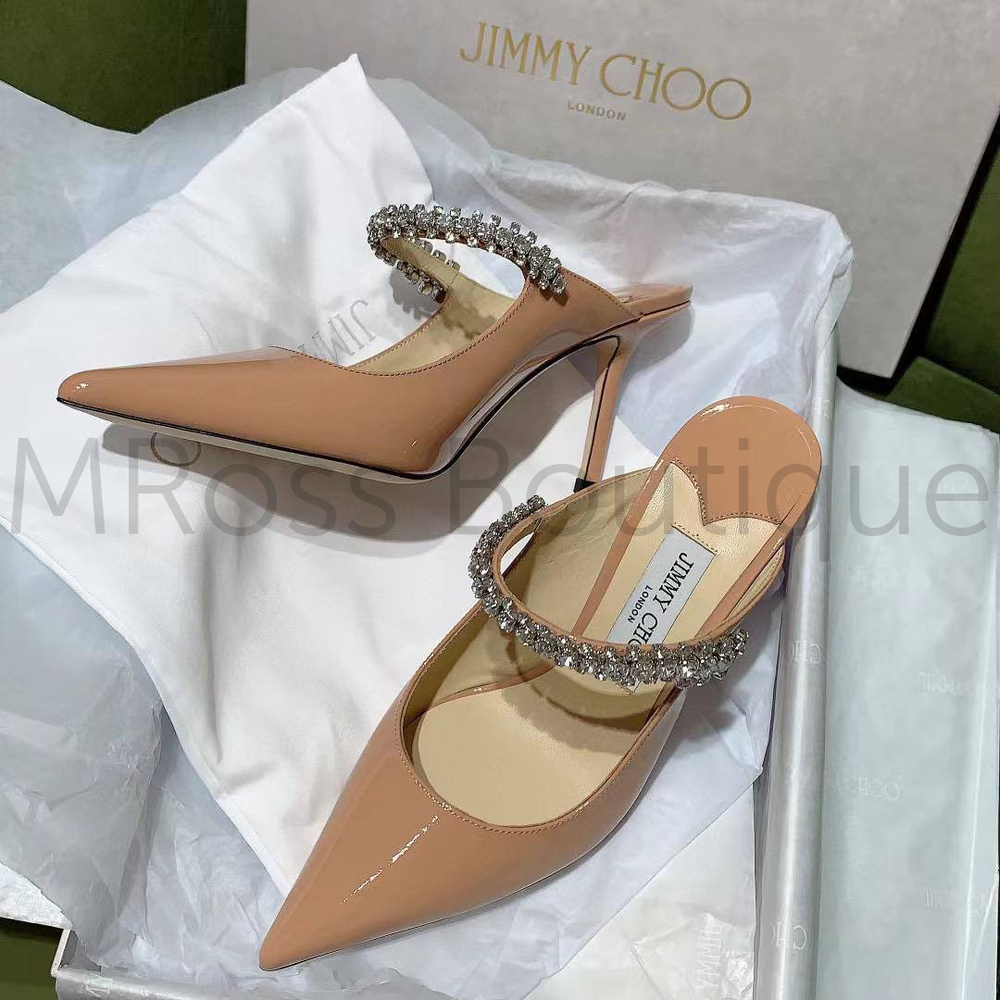 Бежевые босоножки Jimmy Choo Bing 100 премиум класса