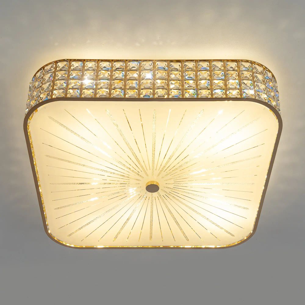 Citilux Портал CL324282 Люстра хрустальная Золото