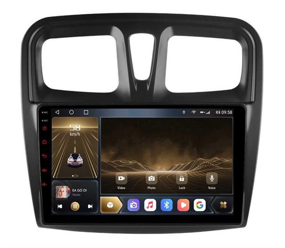 Штатная магнитола OWNICE OL-9945-N для Renault Logan II, Sandero II 2013-2022 на Android 12.0