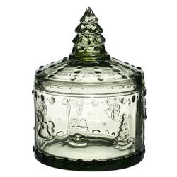 ЕМКОСТЬ ДЛЯ ХРАНЕНИЯ "ЩЕЛКУНЧИК" GREEN, 9*9*12,5 СМ