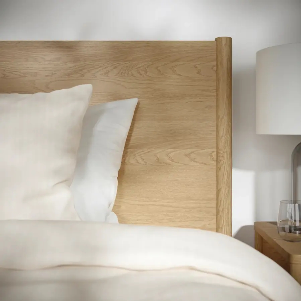 Каркас кровати с ящиками - TONSTAD IKEA/ ТОНСТАД ИКЕА, 140х200 см, светло-коричневый