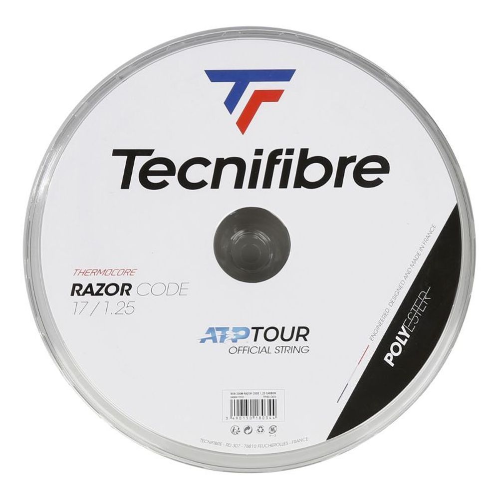 Теннисные струны Tecnifibre Razor Code (200 m) New Box - carbon