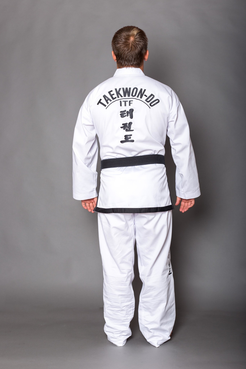 Добок ITF ProfSport (черный кант)