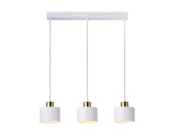 Подвесной светильник в стиле лофт 3*Е27 TR8117/3 WH/BS белый/латунь Traditional Loft Ambrella