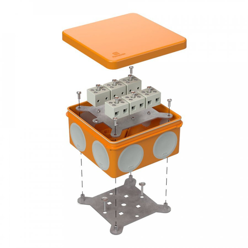 Коробка огнестойкая для о/п 60-0300-FR6.0-12 Е15-Е120 100х100х50 двухкомпонентная Промрукав