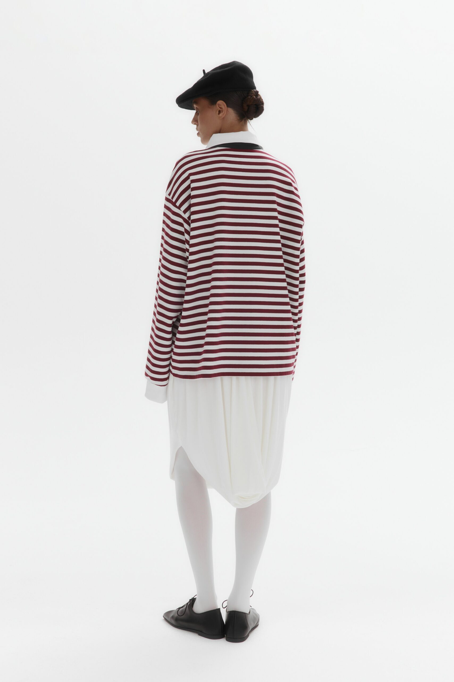 Лонгслив-поло BRETON STRIPE