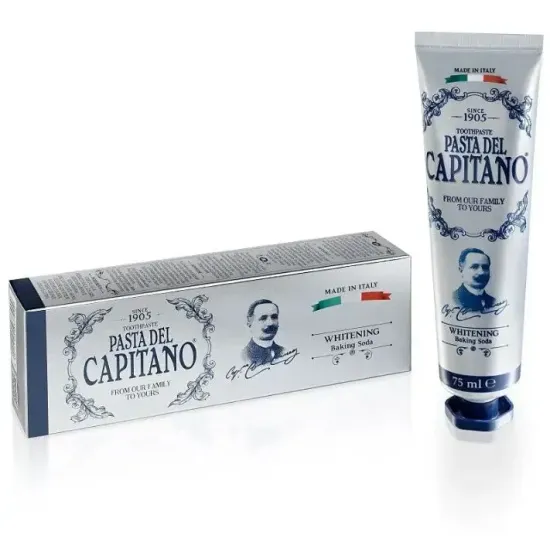 Pasta del Capitano Зубная паста 1905 Baking Soda / 1905 Для деликатного отбеливания с содой 75 мл