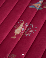 Комплект стеганного покрывала и 3 наволочек Soufiyan Chang Va ood Crimson Hermodr 130220324 Иран