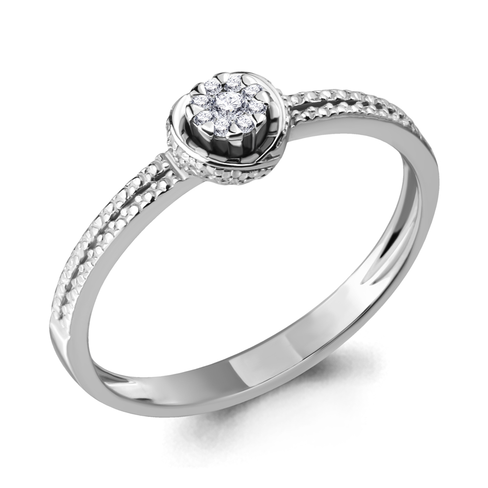 962960 Кольцо из Золота с бриллиантами из коллекции "Elegance"