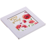 Подставка керамическая 16*16 см «Натюрморт» Маки