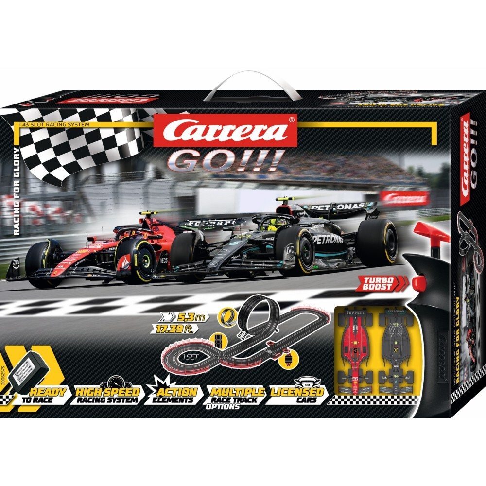 Carrera GO!!! - Автотрек 5,3 м F1 Гонки на славу + 2 машинки 62573 / артикул   62573  / GTIN 4007486625730