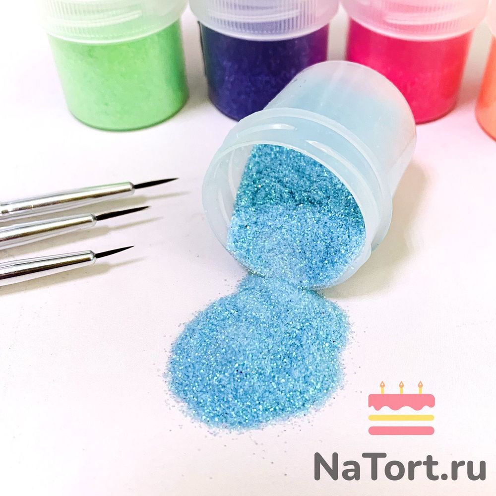 Блестки декоративные «Голубой лед» 10 гр