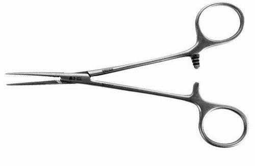 ТМ- З-217 Зажим микроартериальный, прямой, Москит, 143 мм (матир.) (аналог З-62-1) (НОВОЕ ИСПОЛНЕНИ