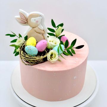 Пасхальный торт с зайкой №1065