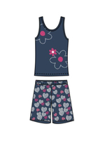 Пижама True Love: топ и шорты (Размер: L) (Цвет: синий)