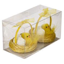 GAEM Набор из 2-х изделий декоративных "Гнездо пасхальное" (5,5*6), L11 W6 H6 см