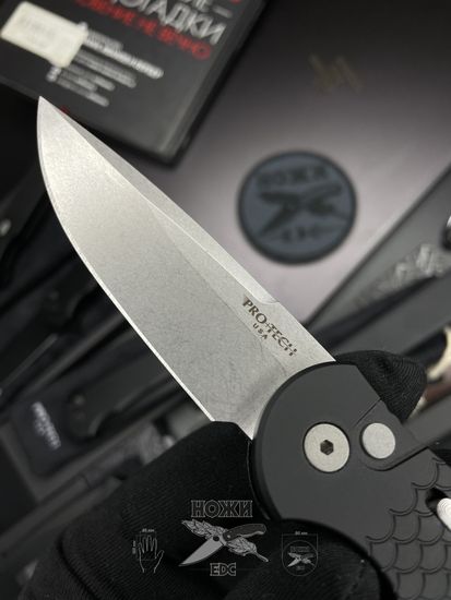 Складной нож Pro-Tech Tactical Response TR-3 MC1 c клинком из стали CPM-Magnacut, рукоять алюминий / серебро