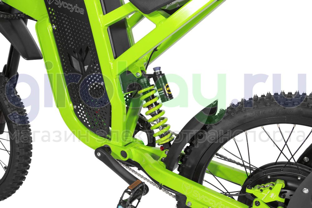 Электровелосипед Syccyba X21 Sport 6000W (60V/30ah) - Салатовый фото №10
