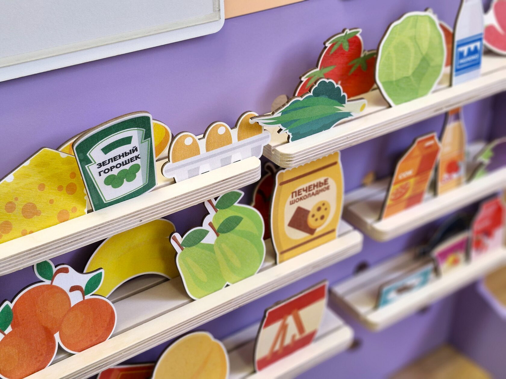 Сюжетно-ролевая ширма комплект Магазин